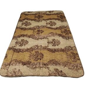 Croscill 1 King Sham St James RN 21857 Piping EUC Gold Brown